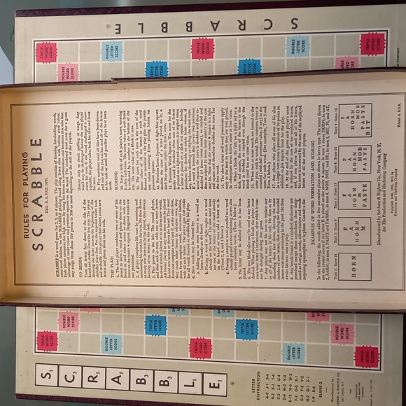 Vintage Scrabble Board game English Edition - Picture 3 of 12